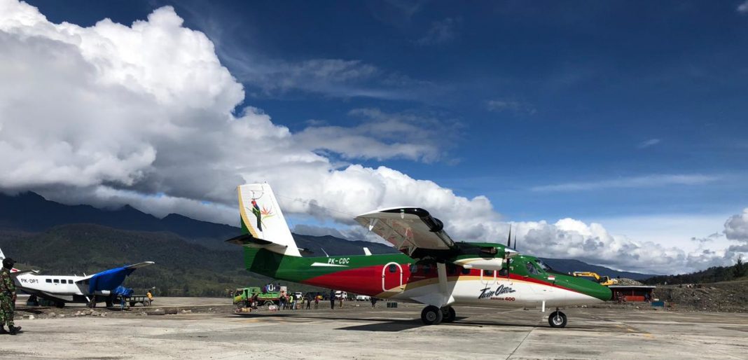 Distribusi Kopi Arabika Pegunungan Bintang Papua Bergantung Pesawat Perintis